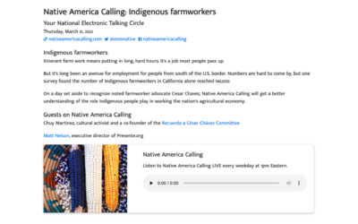 Native America Calling: Indigenous farmworkers
