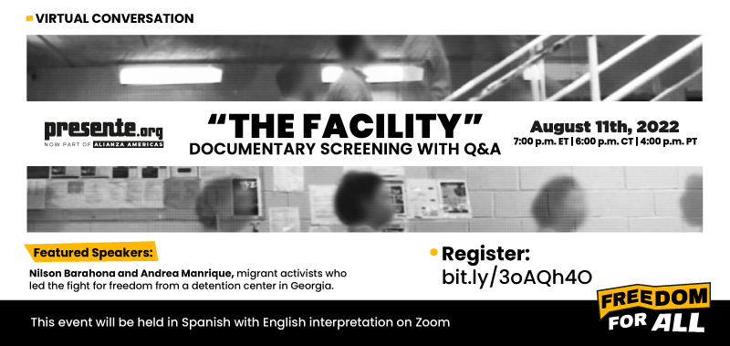 #FreedomForAll: “The Facility” Documentary Screening with Q&A